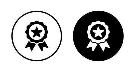 Achieve icon vector isolated on white background. Award vector icon. medal Vector icon . Achievement. stamp