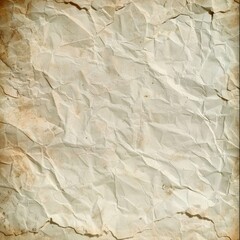 Old vintage paper background with space for text or design. Brown kraft paper crumpled texture background.