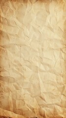 Fototapeta premium Old vintage paper background with space for text or design. Brown kraft paper crumpled texture background.