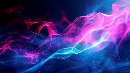 Obraz premium illustration abstract shine, speed, wavy colorful