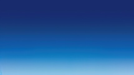 Obraz premium A cool gradient background transitioning from deep blue to sky blue, providing a serene and tranquil aesthetic.