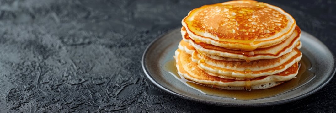 National Pancake Day Concept with copy space area for text