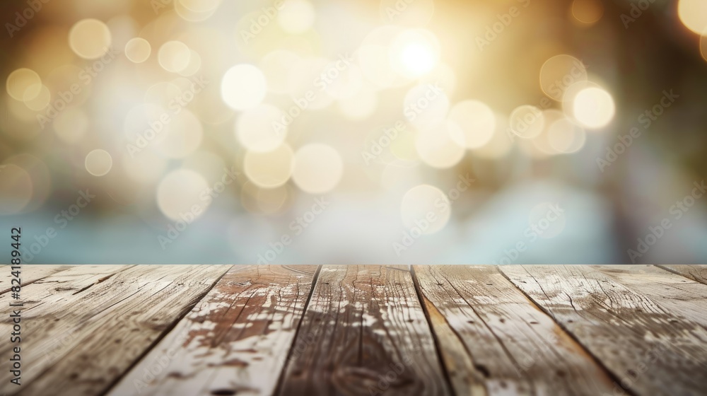Poster horizontal blurry background extending from left to right