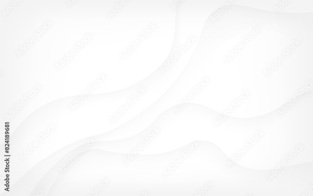 Poster simple and elegant abstract white background with subtle gradients and flowing curves, perfect for c