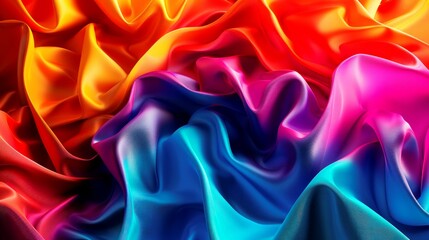 Obraz premium illustration fabric colorful