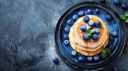 National Pancake Day Concept with copy space area for text