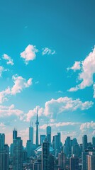 Urban panorama cityscape skyline.