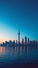 Fototapeta premium Urban panorama cityscape skyline.