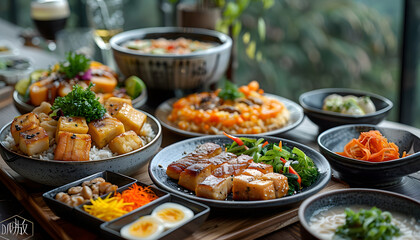 Fototapeta premium food background
