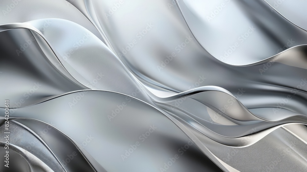 Canvas Prints a luxurious monochromatic abstract background featuring soft gradients and shimmering textures in di