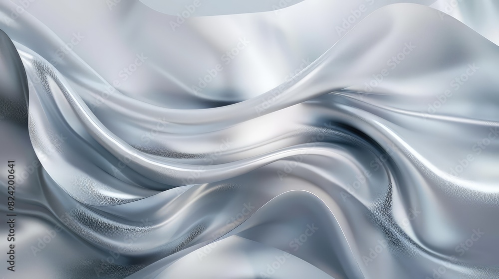 Wall mural a luxurious monochromatic abstract background featuring soft gradients and shimmering textures in di