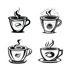 vector coffee cup icons