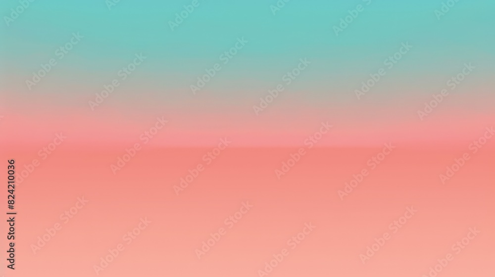 Wall mural a serene gradient background transitioning from twilight blue to coral pink, creating a gentle and s