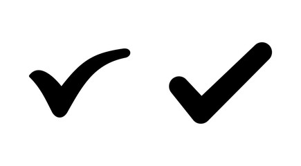 Check mark icon set. Check mark icon. Tick mark symbol vector © AAVAA