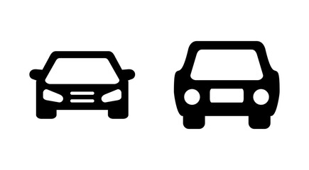 Obraz premium Car icon set. car vector icon. small sedan