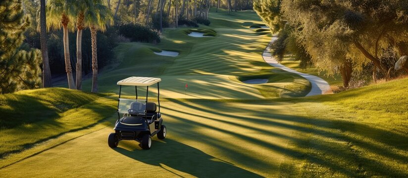 A vibrant golf course hosting a thrilling competition, showcasing the beauty of the sport against picturesque landscapes. 🏌️&zwj;♂️🏆