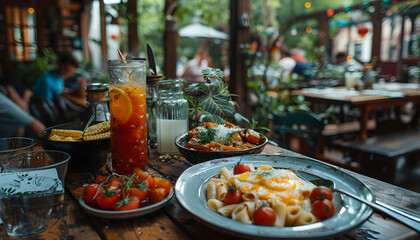 Fototapeta premium food background