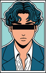 Cute boy aesthetic korean style