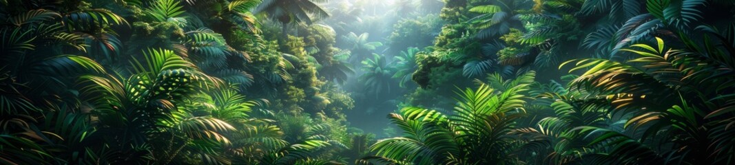 Background Tropical. Within the verdant foliage, the rainforest breathes with constant growth and movement, reflecting the ever-changing nature of this vibrant ecosystem.