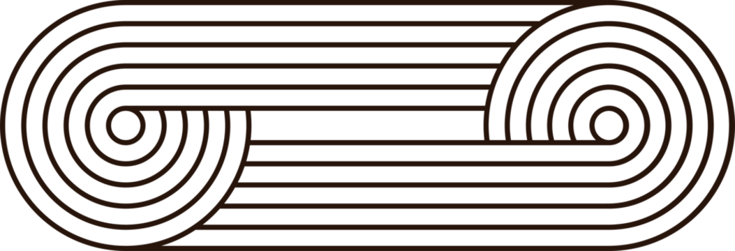 Zen geometric line pattern shape figure