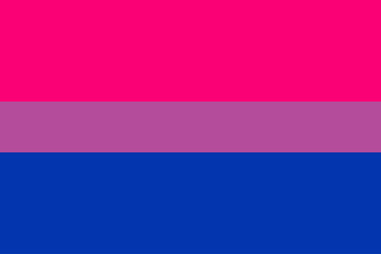 Bisexual Pride Flag background Illustration