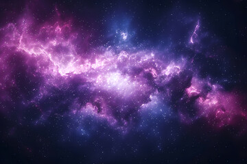 Big Bang colorful space galaxy fog cloud nebula. Universe science astronomy and stary night cosmos mockup background. Supernova concept wallpaper.