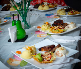 food in the restaurant