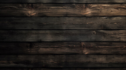 Black wooden plank design material