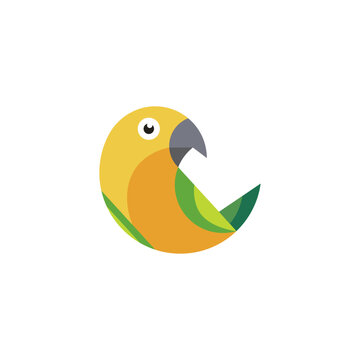 recommend clip art: colorful parrot bird vector logo design illustration