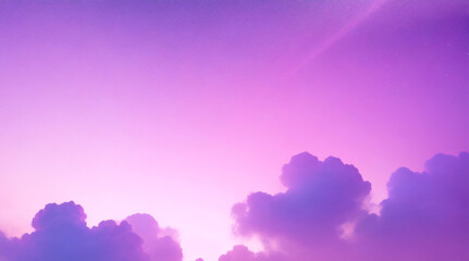 Pastel pink rainbow unicorn galaxy background with glitter and bokeh effects. Vector illustration of fantasy magic mermaid sky with stars and sparkles. Kawaii holographic abstract space design.