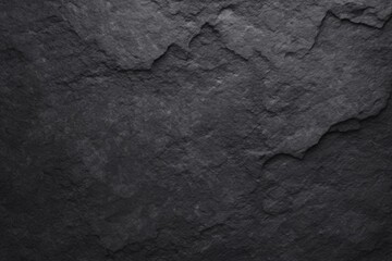 Naklejka premium Seamless dark black concrete grunge texture marble or stone background tillable charcoal gray slate rock design backdrop with copy space