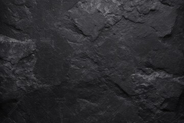 Seamless dark black concrete grunge texture marble or stone background tillable charcoal gray slate rock design backdrop with copy space