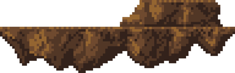 Game environment planform with rocks