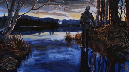  daddy, surreal, Cobalt Blue, layout 