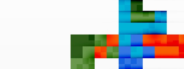 Dynamic colorful squares background. Vector Illustration For Wallpaper, Banner, Background, Card, Book Illustration, landing page