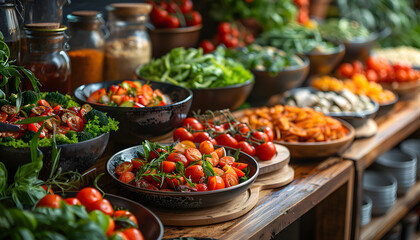 Fototapeta premium food background