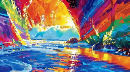  D�j� vu, Structure, Pastelwave, HD, Eye-Level Shot 