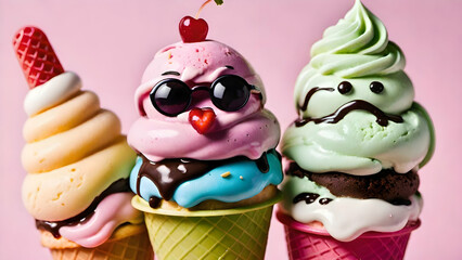 Cute ice cream