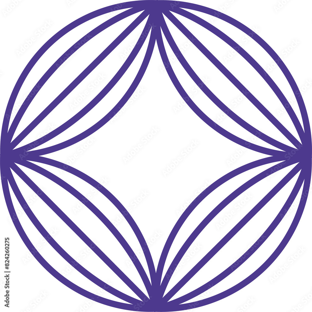 Poster Memphis shape, abstract element or graphic pattern