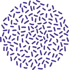 Memphis shape, geometric pattern, graphic element