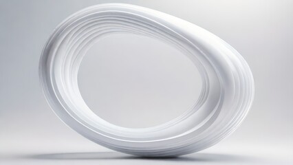 Soft and smooth textured 3d effect gray wavy curved lines abstract background.