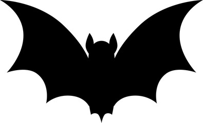 Halloween season black bat black silhouette