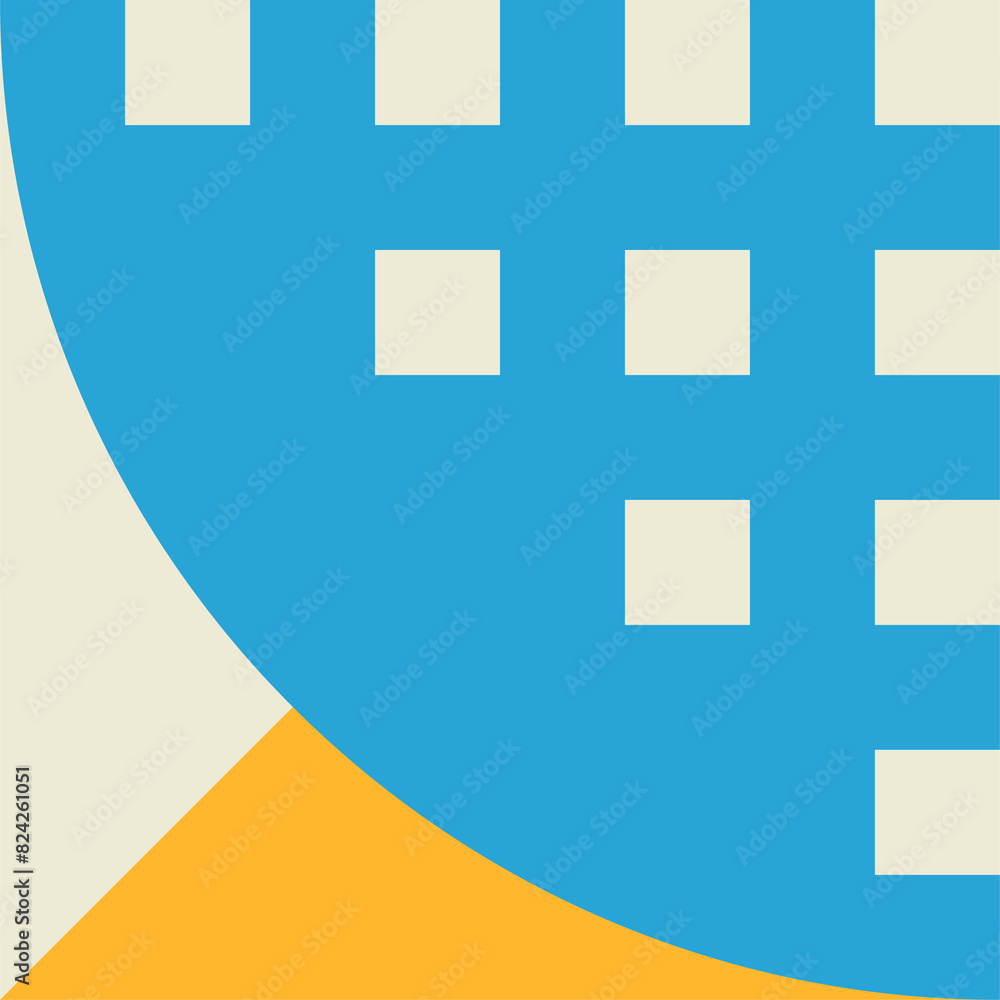Poster abstract, graphic modern pattern block or element