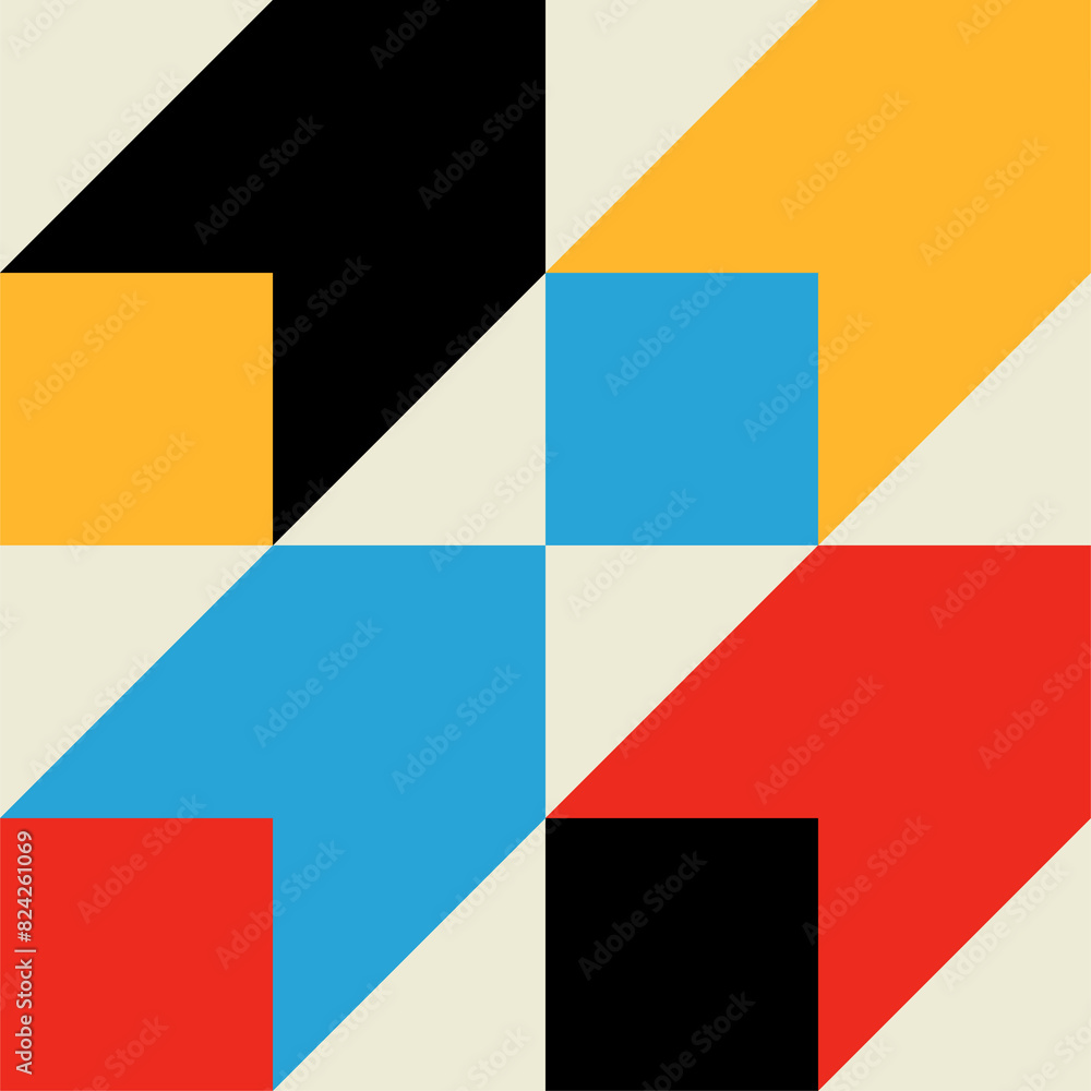 Poster abstract, geometric modern pattern element