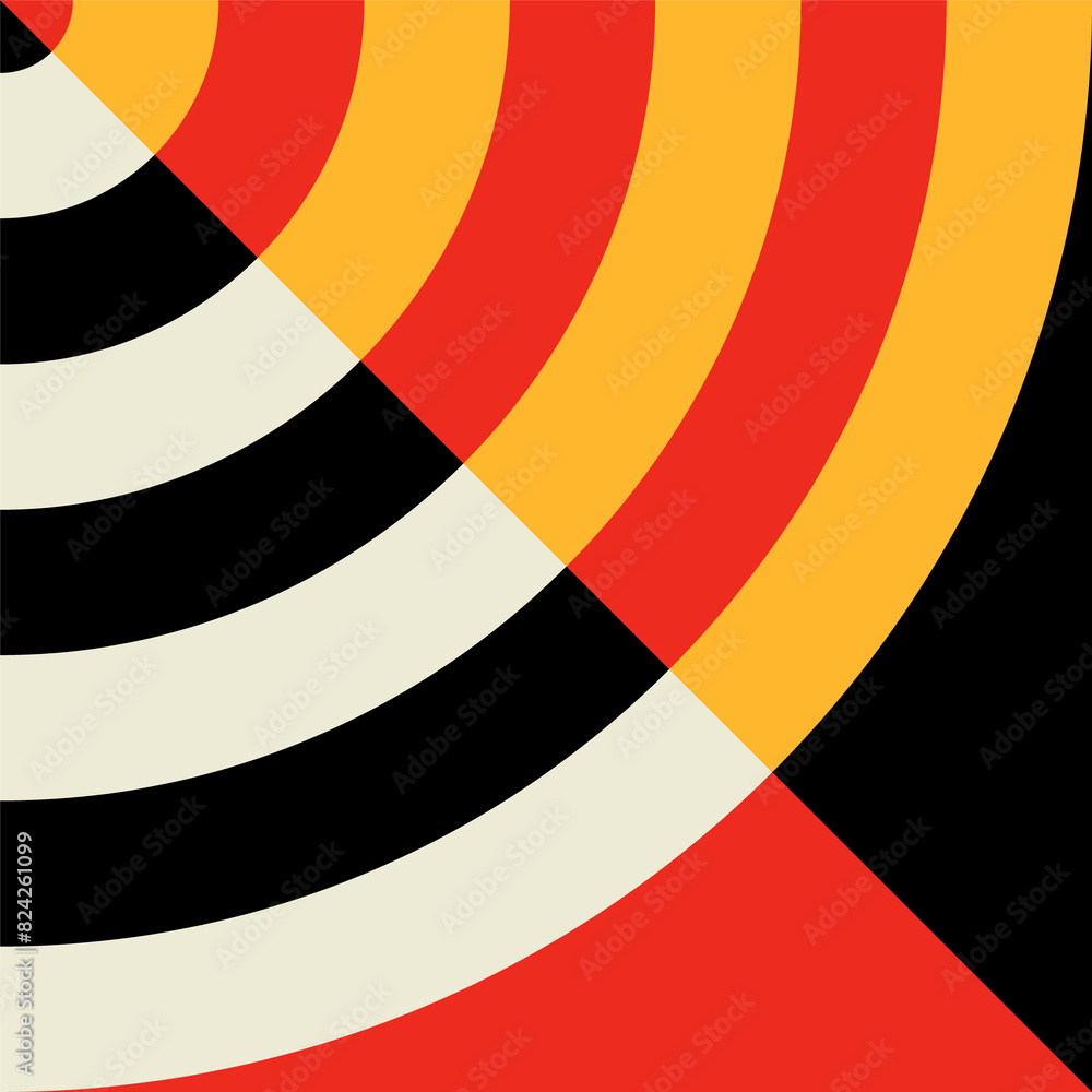 Aufkleber Abstract, graphic modern pattern block or element