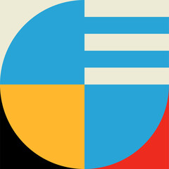 Graphic, abstract modern pattern element or shape