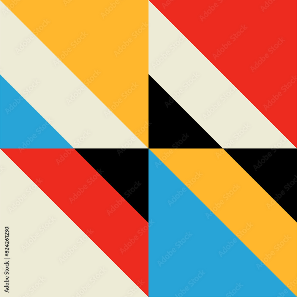 Poster Graphic, abstract modern pattern element or shape
