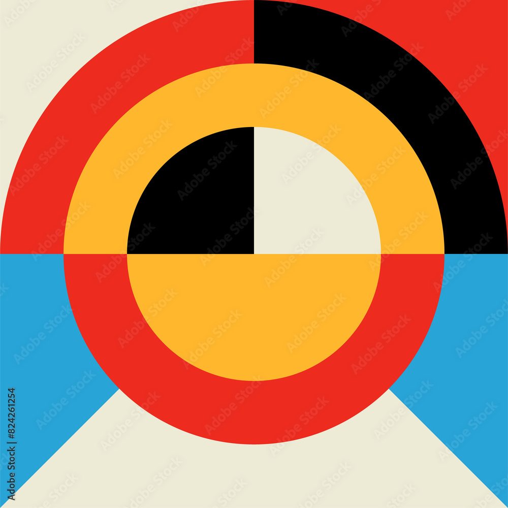 Aufkleber graphic, abstract modern pattern shape or element