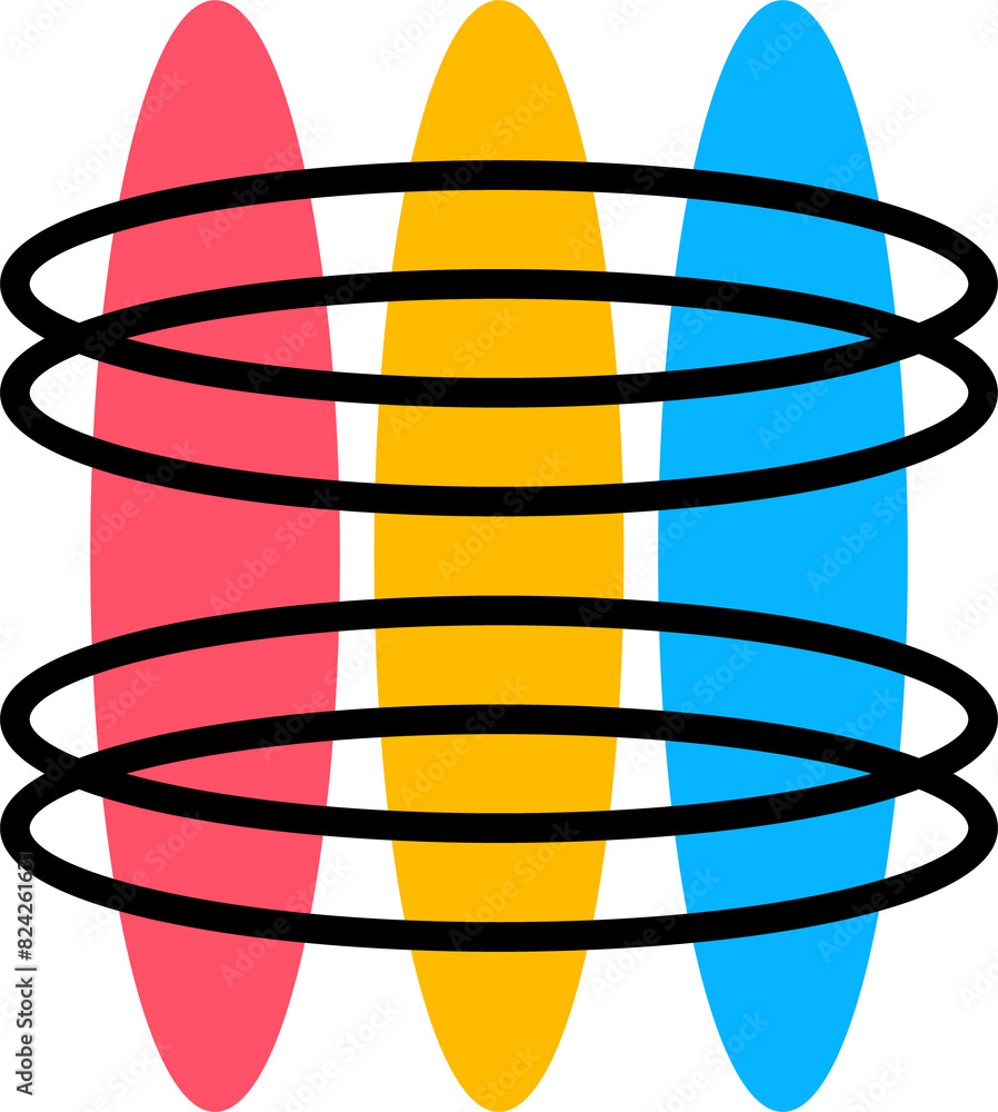 Poster graphic memphis shape or abstract element