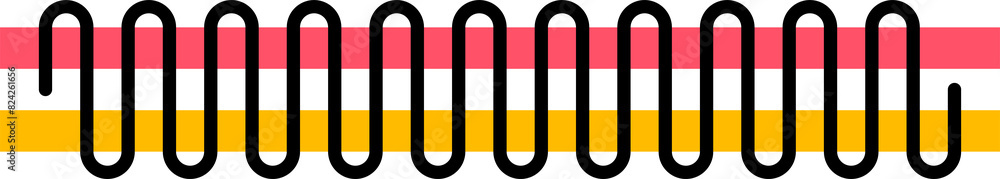 Poster graphic memphis shape or abstract form